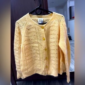 Aritzia little moon wool&mohair cardigan